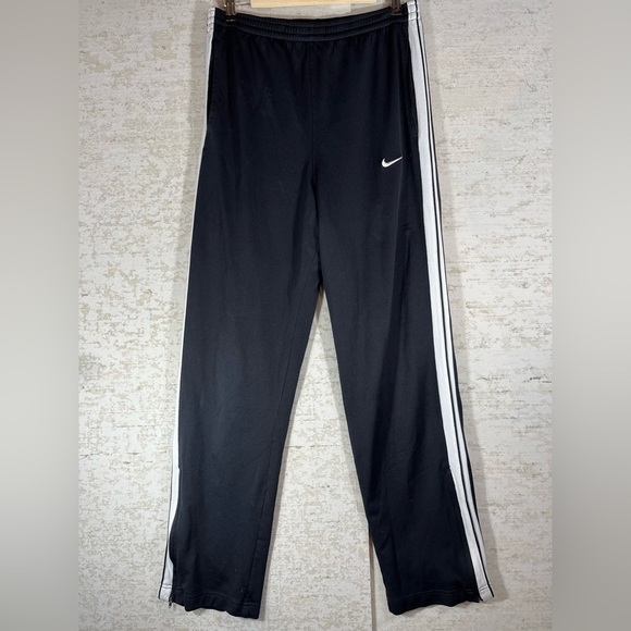 NIKE Sweatpants Drawstring w/ stripes down leg Size Large - Picture 1 of 15